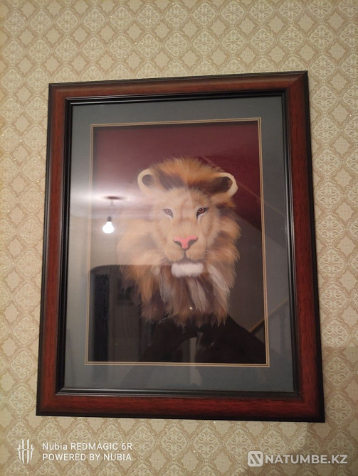 Picture of a lion; not drawn  - photo 1