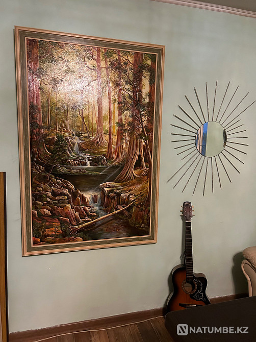 Selling oil painting; size 1 meter by 1.5 meters  - photo 1