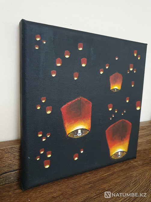 Картина ручной работы 20х20 см  - изображение 1