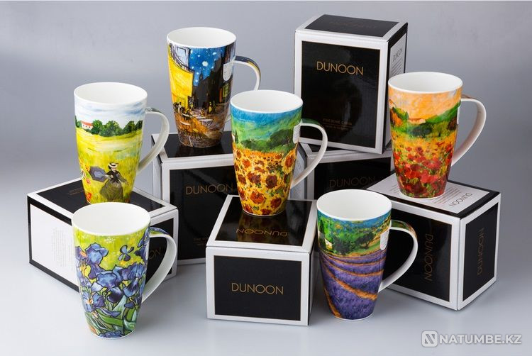 500 ml. DUNOON. Mug. Starry sky. Van Gogh. 1 PC  - photo 7