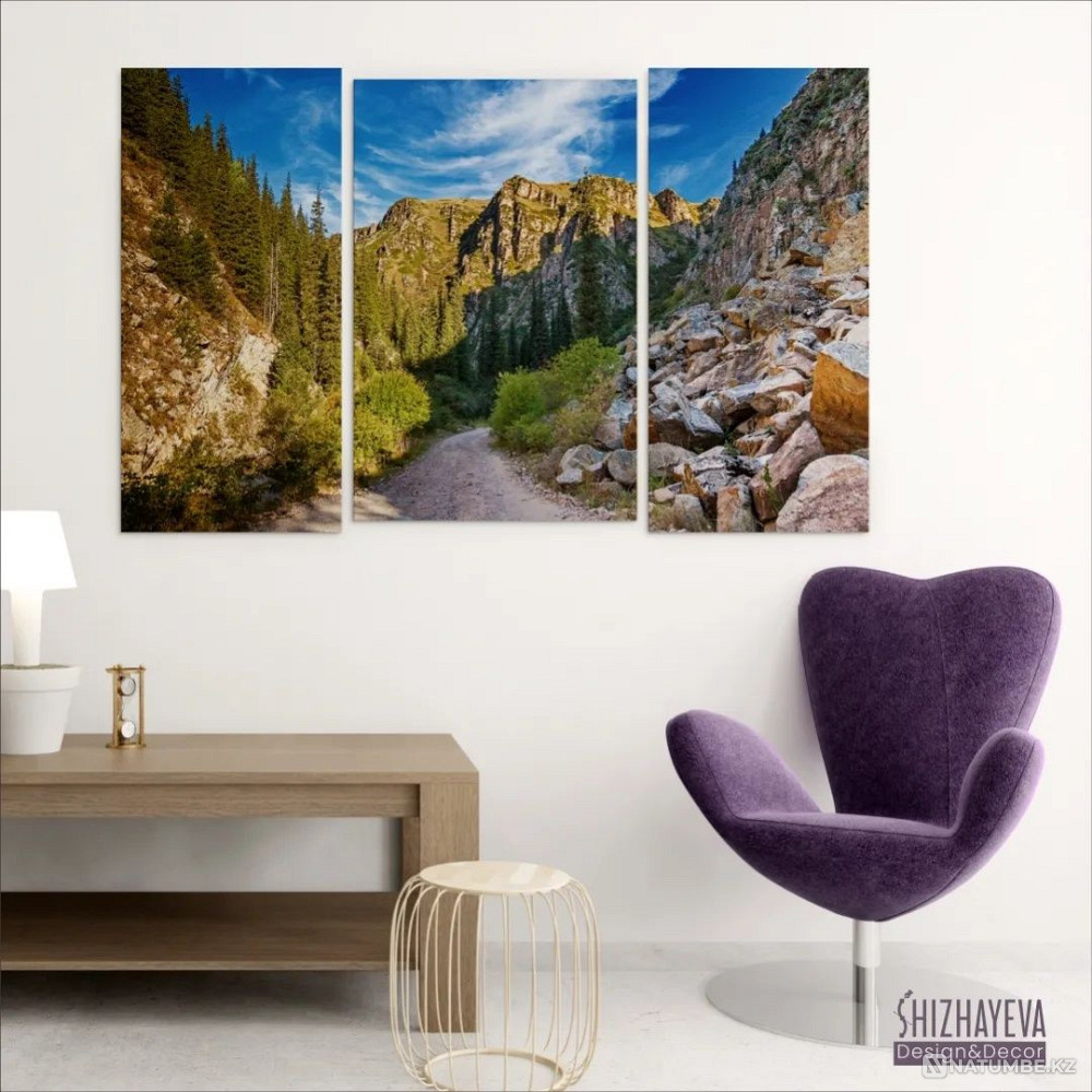 Modular painting on canvas  - photo 1