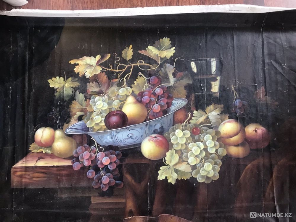 Painting on canvas and painting in a baguette frame  - photo 3