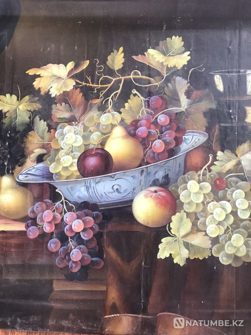 Painting on canvas and painting in a baguette frame  - photo 4