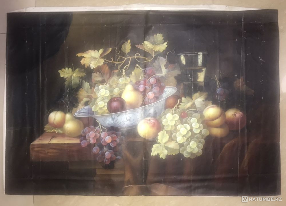 Painting on canvas and painting in a baguette frame  - photo 7