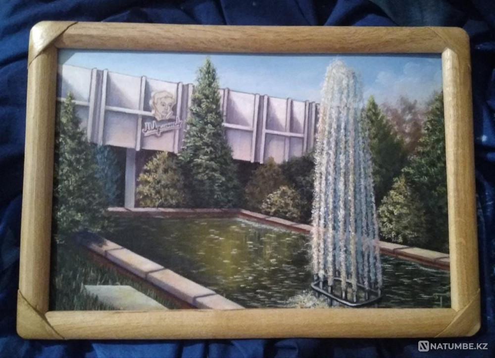 Oil painting – Lermontov Theater  - photo 1