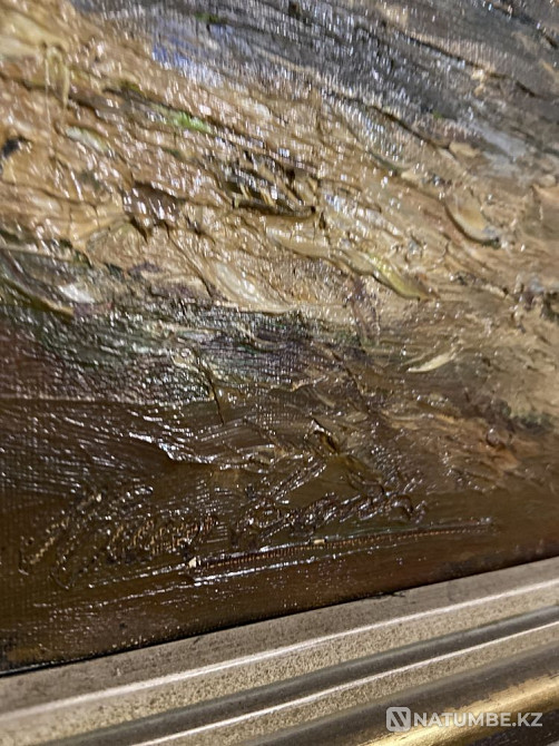 Великолепный большой антикварный пейзаж; Европа  - изображение 2