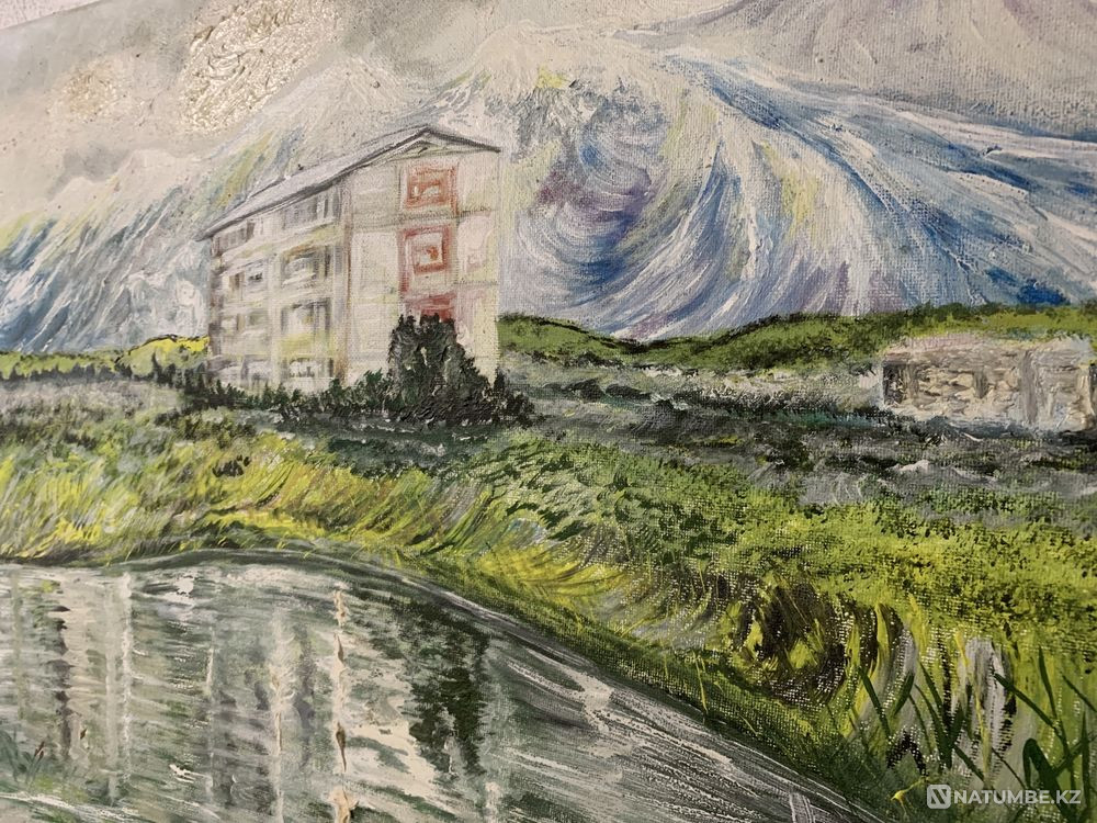 Майлы бояу 60х40 өзіндік жұмыс  - изображение 2