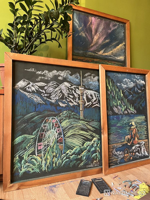 Роспись досок; рисунки на досках; леттеринг; доски для ресторанов  - изображение 2