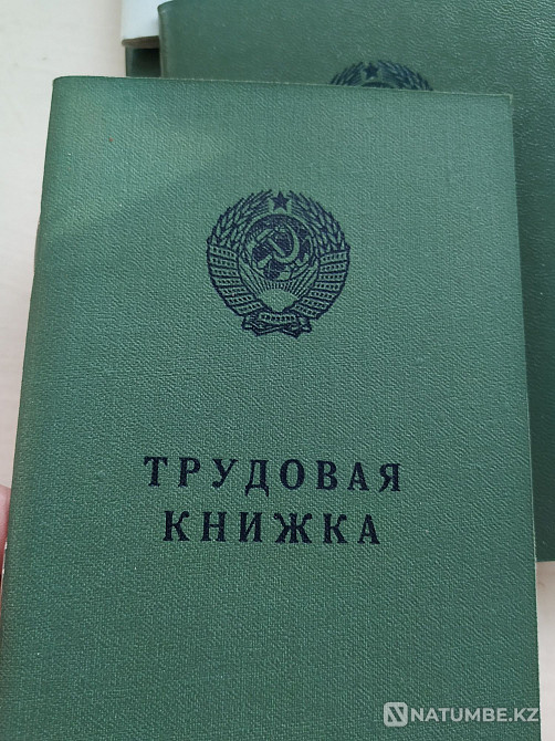 Жыл бойынша іріктеу ерте; Кеңес жұмыс кітаптарының түпнұсқасы  Алматы - изображение 2