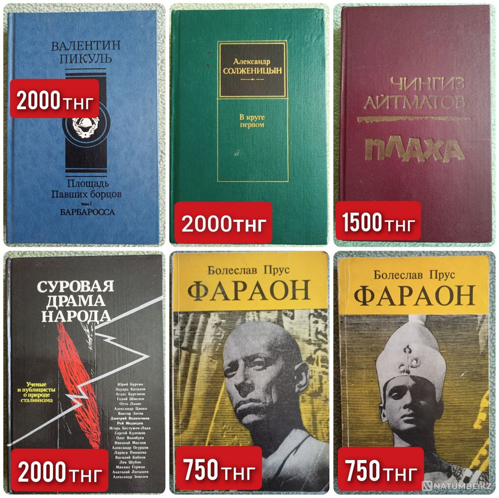 Кітаптар | В. Пикул; А. Солженицын; Ч.Айтматов; Стругацкий; детективтер  Алматы - изображение 6