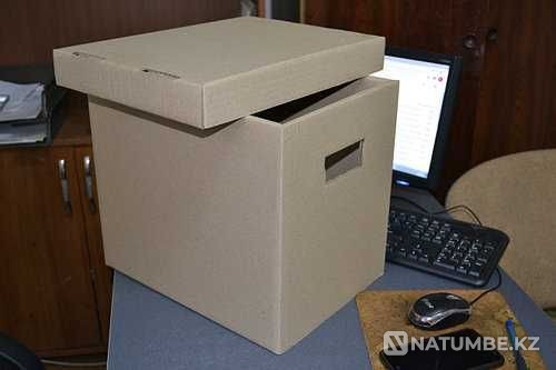 Архивные коробки; подшивка документов; папки архивные Алматы - изображение 6
