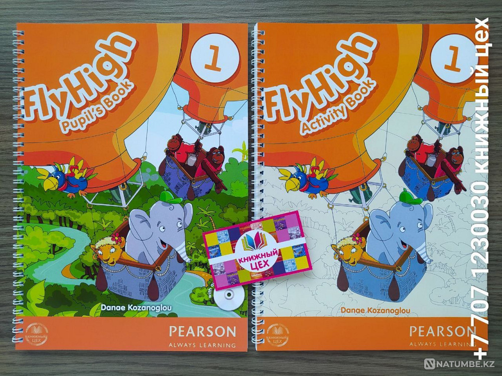 FlyHigh барлық деңгейлері. Ағылшын тілін үйренуге арналған Fly High кітаптары.  Алматы - изображение 5
