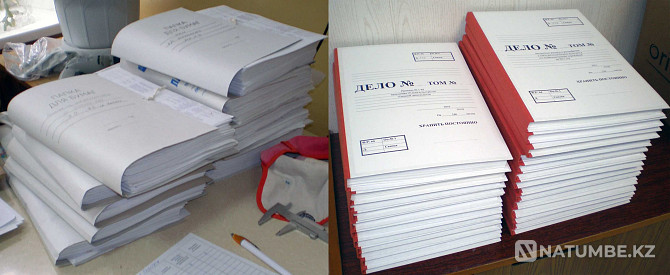 Binding, filing of documents; books; magazines Almaty - photo 4