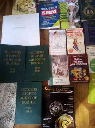 Разные книги 76шт (детские; романы; детективы; энциклопедии)  Алматы