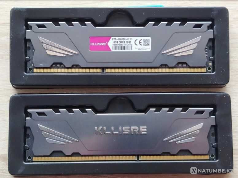 Жад картасы KLLISRE DDR3 8Gb 1600  Алматы - изображение 2