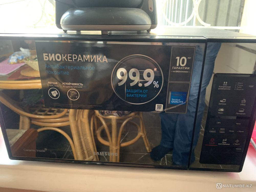 Микроволновая печь Samsung биокерамика Алматы - изображение 2