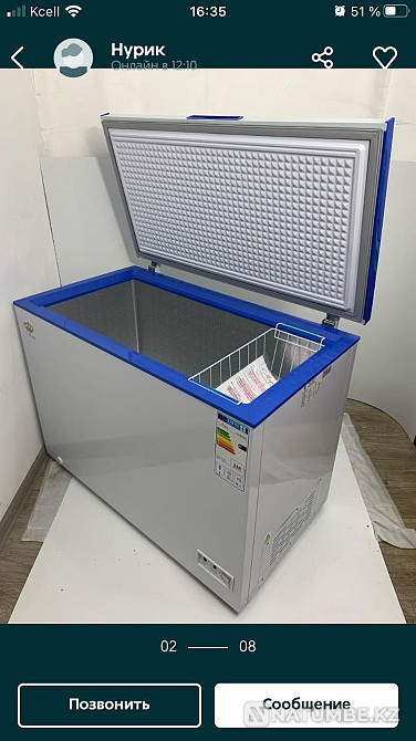 Продам морозильник Овальный и промой стекло Алматы - изображение 4