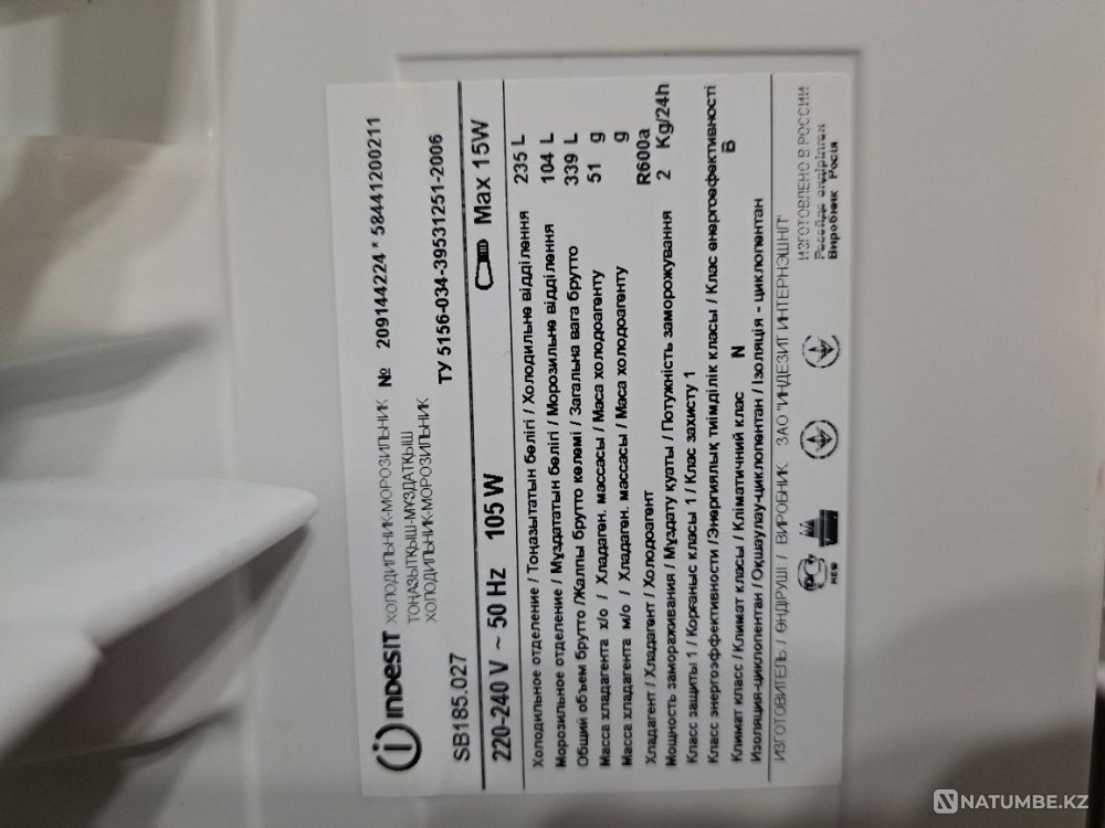 Продам холодильник INDESIT Алматы - изображение 3