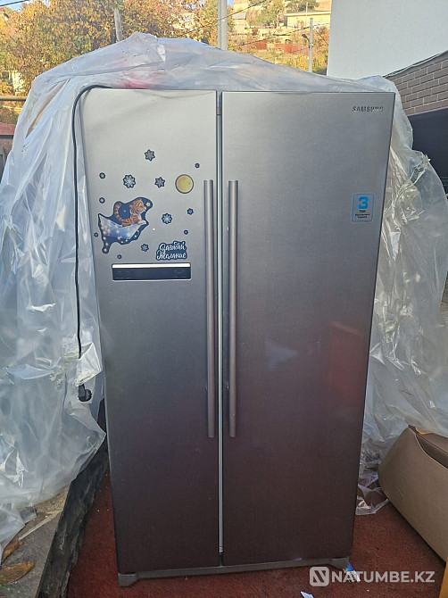 Холодильник Samsung side by side Алматы - изображение 2