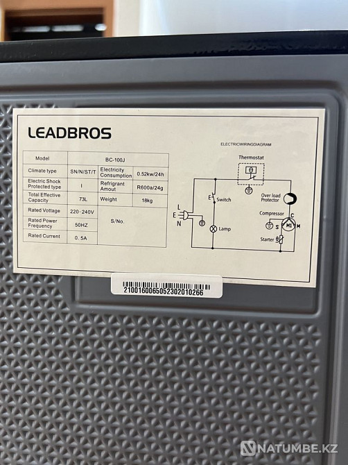 Холодильник Leadbros BC-80 J черный Алматы - изображение 3