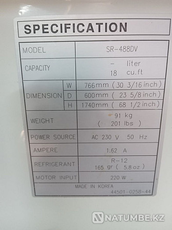 Large SAMSUNG NO FROST refrigerator of Korean assembly Almaty - photo 5