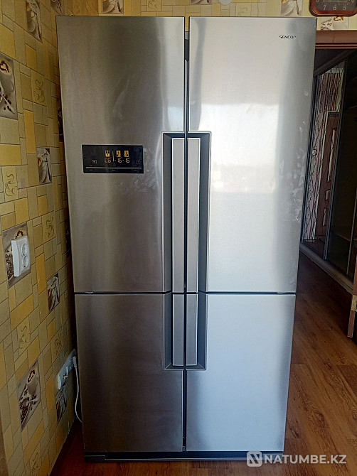 Продам двухкамерный холодильник с 4 мя дверцами Алматы - изображение 1