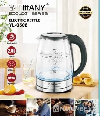 Электрический чайник Tiffany. Электрочайник 1500w. Тефаль с подсветкой Алматы - изображение 2