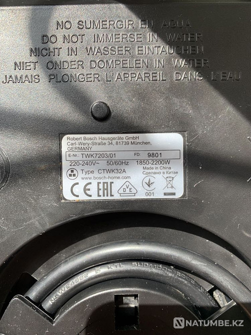 Продаю б/у чайник в хорошем состоянии Алматы - изображение 4