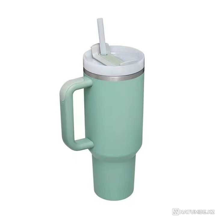 Thermal mug 1 liter; Retains heat for 6-12 hours Almaty - photo 4