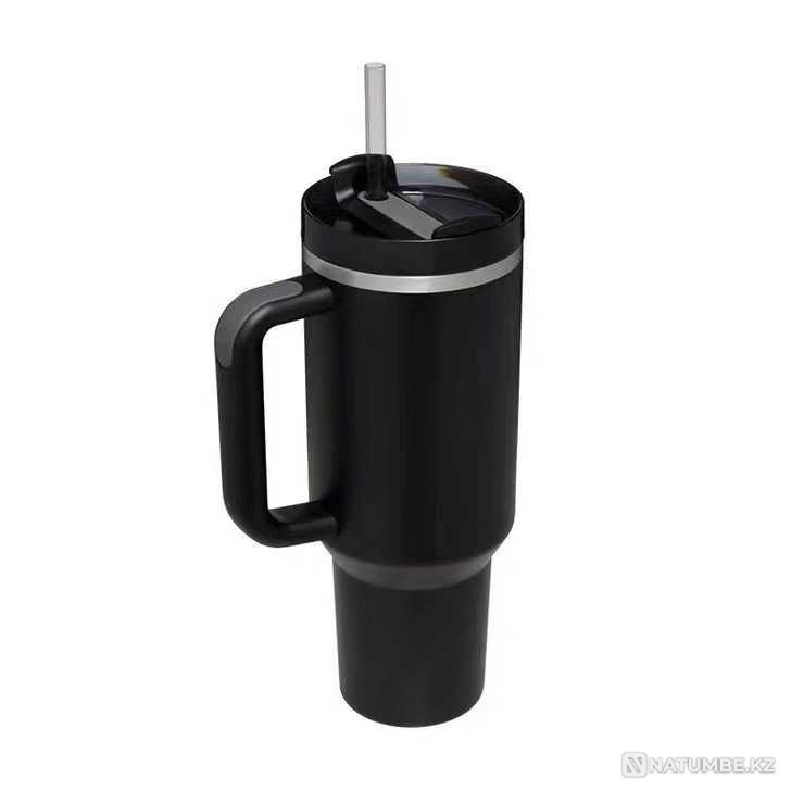 Thermal mug 1 liter; Retains heat for 6-12 hours Almaty - photo 1