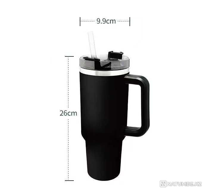 Thermal mug 1 liter; Retains heat for 6-12 hours Almaty - photo 3