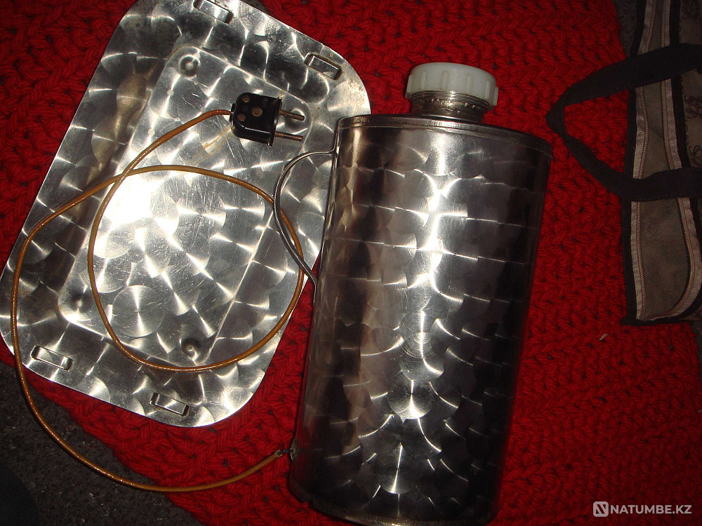 Stainless steel Electric Thermos USSR - NEW about 2 liters. Almaty - photo 1