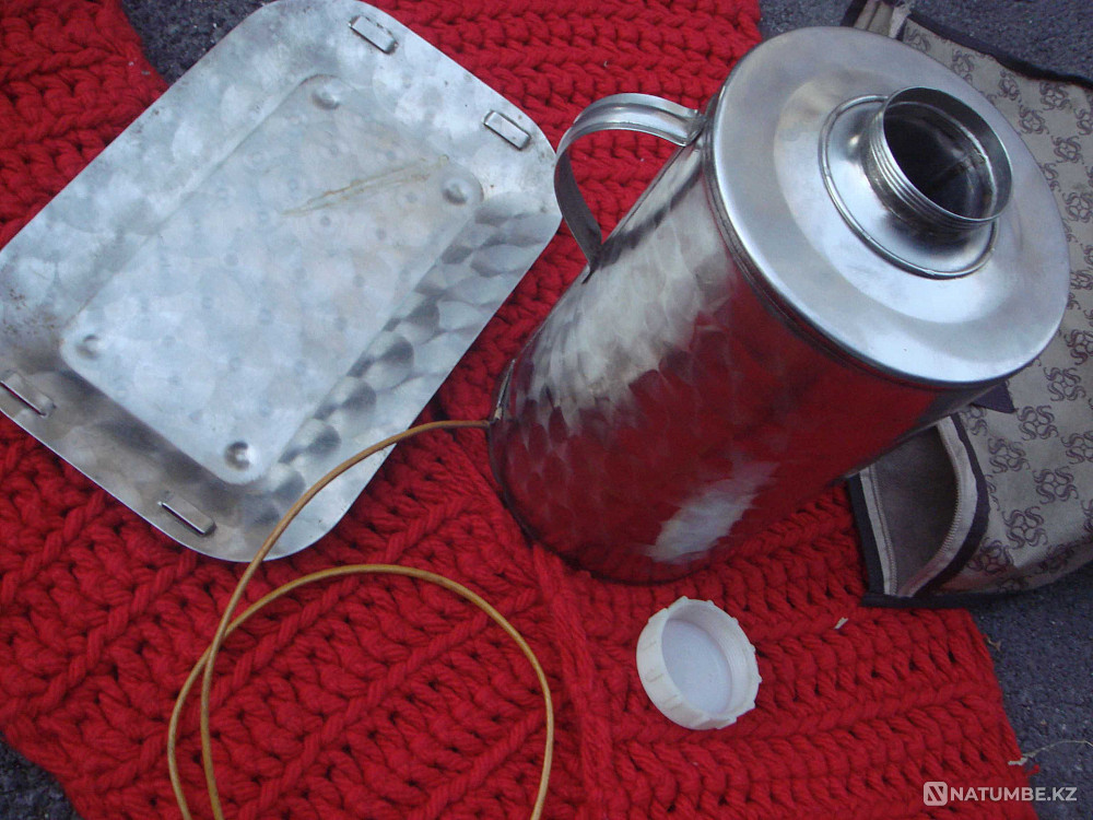 Stainless steel Electric Thermos USSR - NEW about 2 liters. Almaty - photo 6