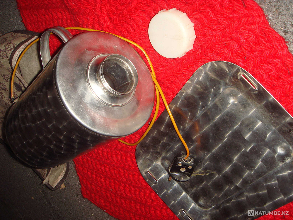 Stainless steel Electric Thermos USSR - NEW about 2 liters. Almaty - photo 3