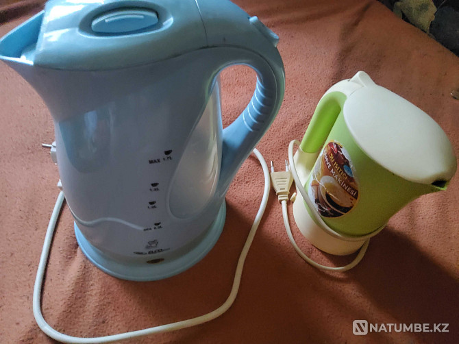 Electric kettle ELCO (Finland) + small (Türkiye). Sale or Exchange Almaty - photo 1