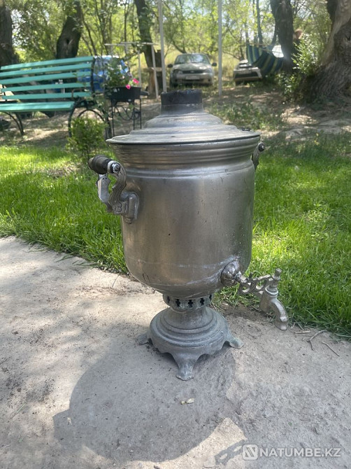 Самовар тульский жаровой на дровах Алматы - изображение 1