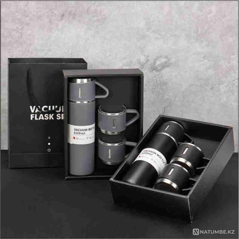 Vacuum Flask Set - термос из нержавеющей стали Алматы - изображение 4
