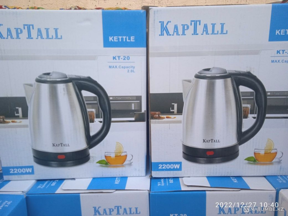 Electric Kettles KAPTALL 2;2 Wat. New in packaging Almaty - photo 2