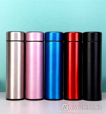 Thermos with temperature sensor Almaty - photo 4