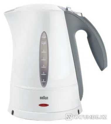 Чайник Braun WK 200. Электрочайник 1500 Вт. От 120В. (см. описание). Алматы - изображение 1