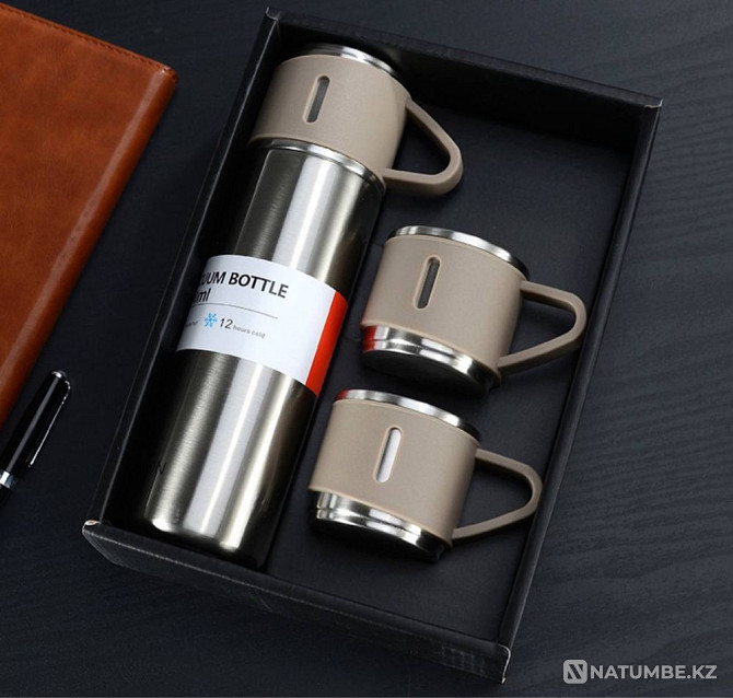 Thermos with 3 mugs Almaty - photo 1