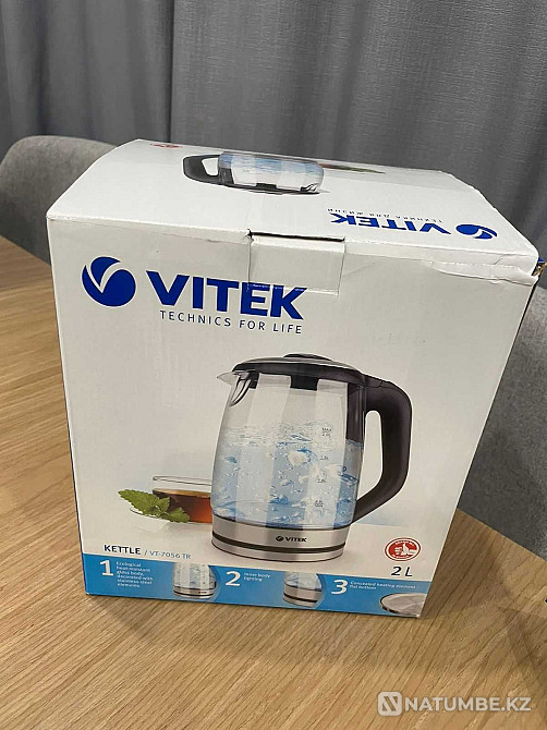 Электрочайник Vitek VT-7056 TR Алматы - изображение 2