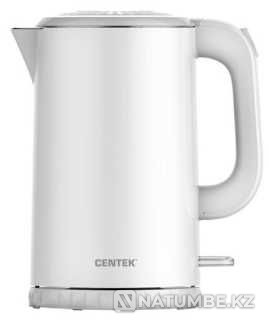 Электрический чайник Centek CT-0020 (White) металл Алматы - изображение 1