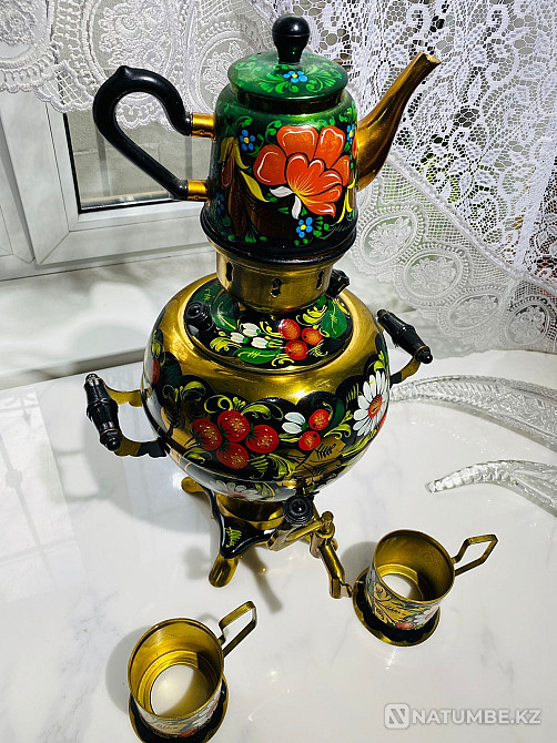 Электросамовар;расписной под хохлому Алматы - изображение 3