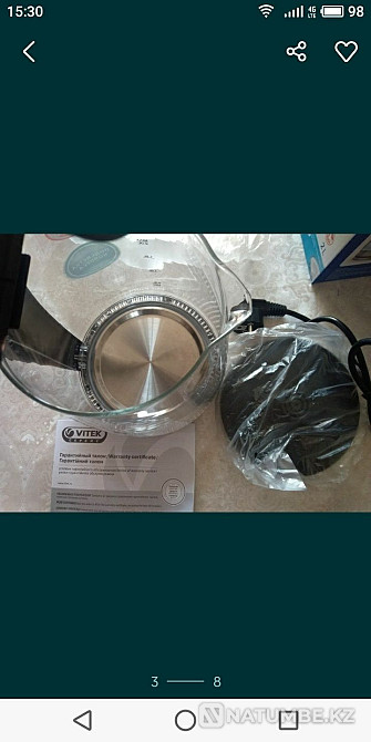 Электрический стеклянный чайник Алматы - изображение 5