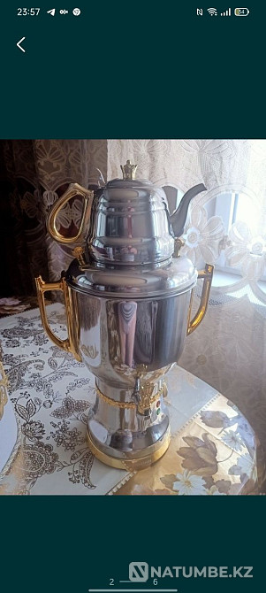 Selling an electric samovar. New. Almaty - photo 2