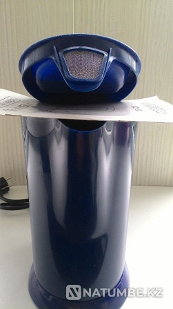 Чайник; электр; 1;8 л.; новый; позолоченный элемент (цвет синий) Алматы - изображение 6