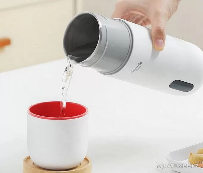 Термос электрический Deerma Portable Electric Hot Water Cup DEM-DR035S Алматы - изображение 1