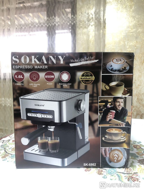 Кофемашина/sokany/подарок Алматы - изображение 3
