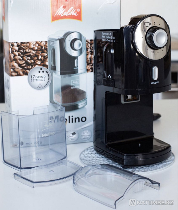 Жерновая кофемолка Melitta Molino состояние новой; полная комплектация Алматы - изображение 6